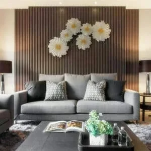 Paneles decorativos de WPC para dormitorios acogedores