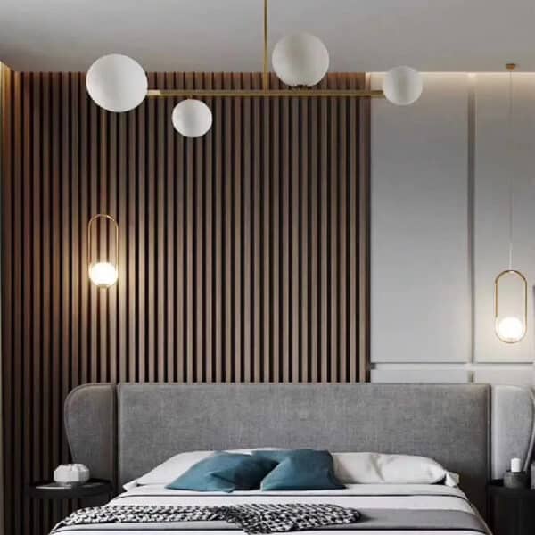 Decorative WPC Wall Panel for Bedrooms