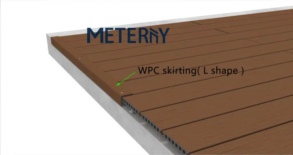 Guida alla posa del pannello per pavimenti Meterny WPC-14