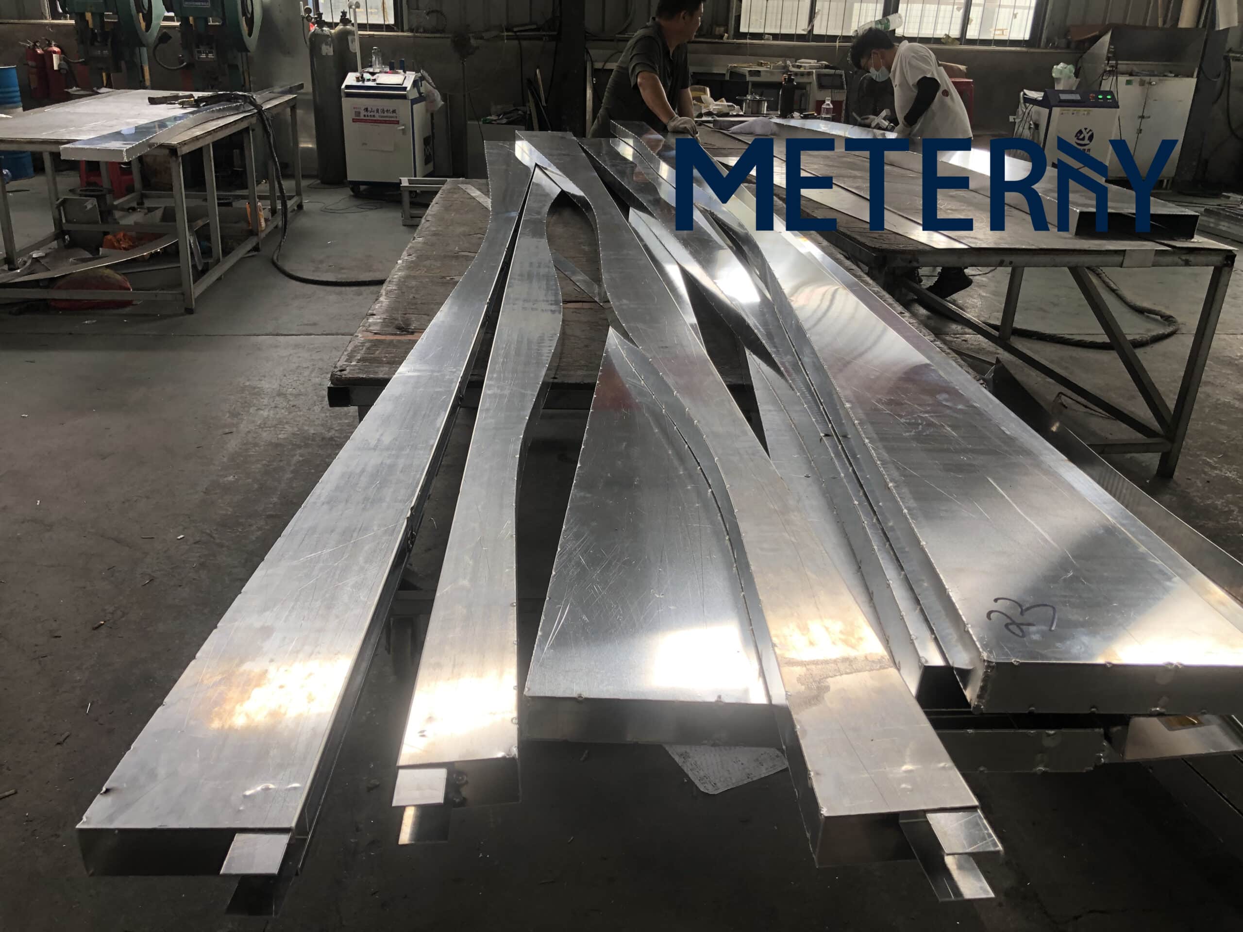 Defletor Aluminio Plafón de tubo de aluminio