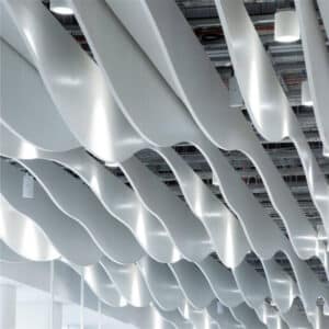 Customized Aluminum Baffle Wave Ceiling