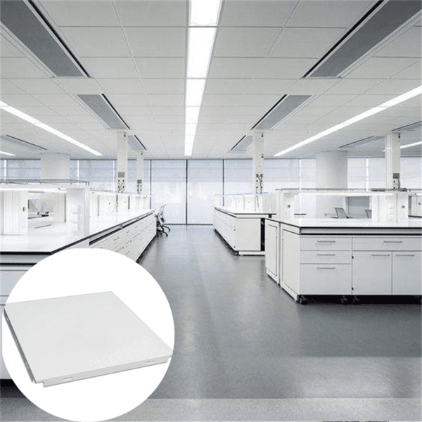 Office Aluminum Flat Clip-in Ceiling Tiles