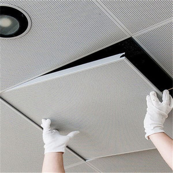 Acoustic Aluminum Perforated Clip-in Ceiling Panels