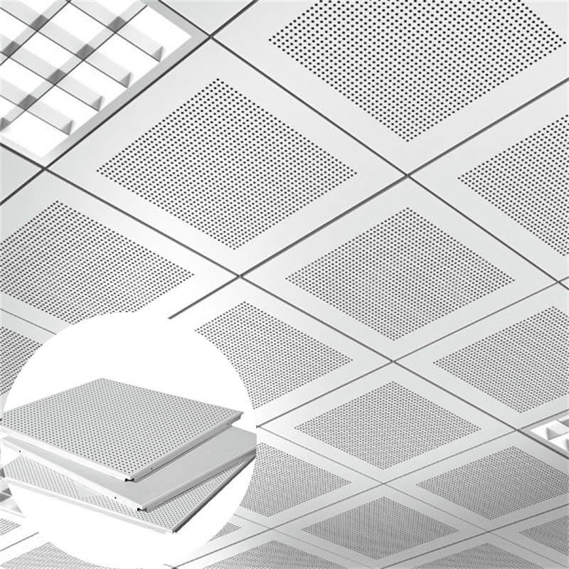 Durable Aluminum Clip-in Ceiling Panels Tiles