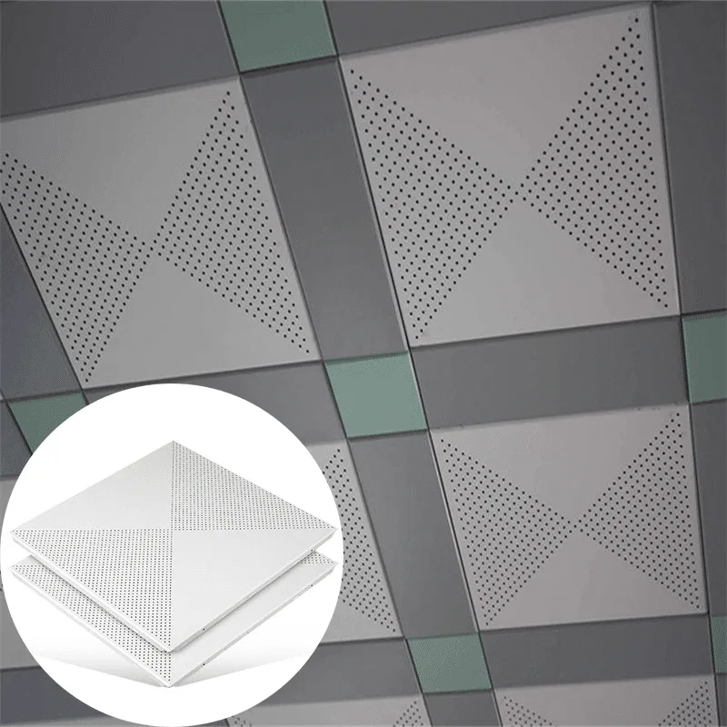 Soffitti moderni in alluminio sospesi a clip