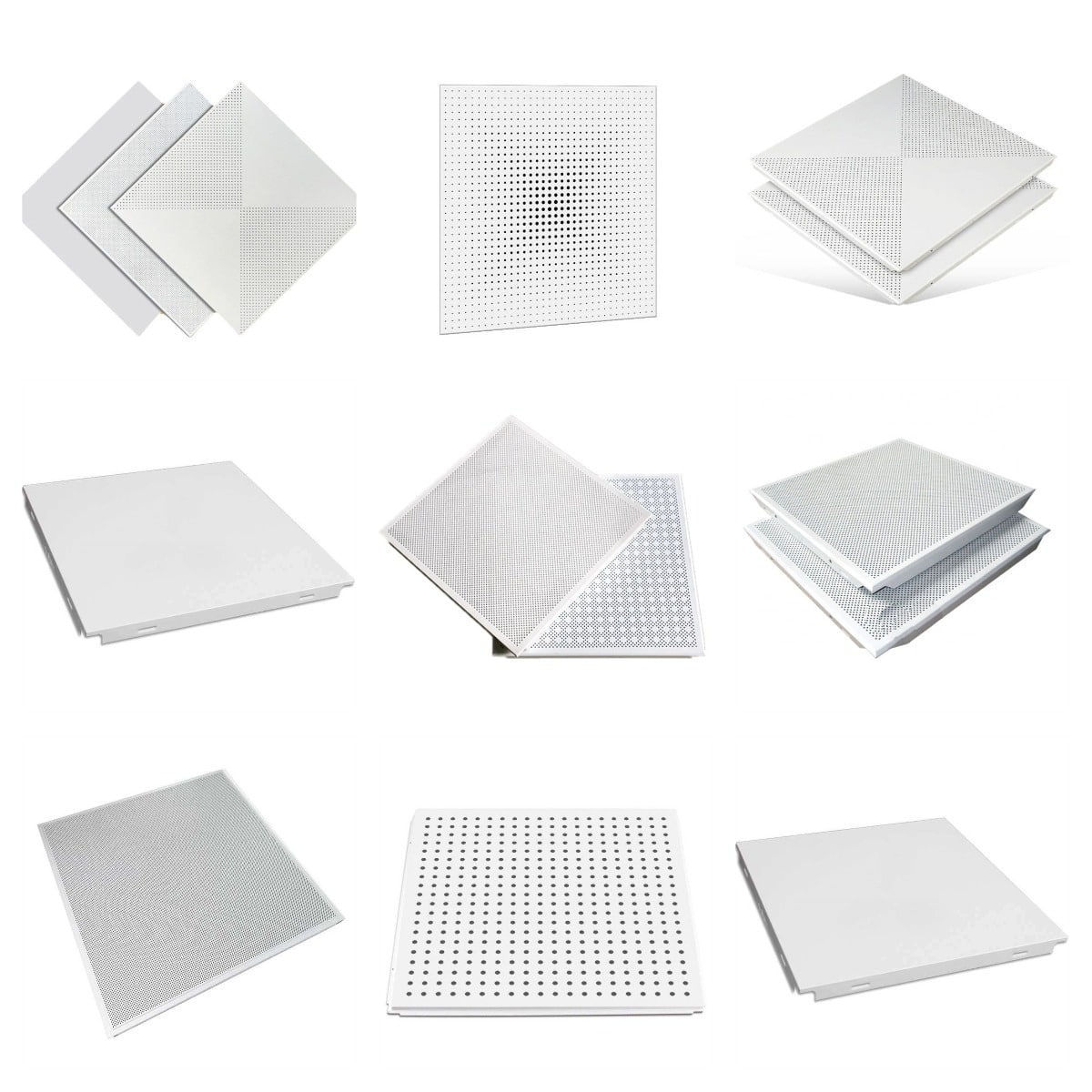 A Variety of Aluminum Clip-in Ceiling Panels