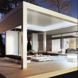 pavillon en aluminium pergola