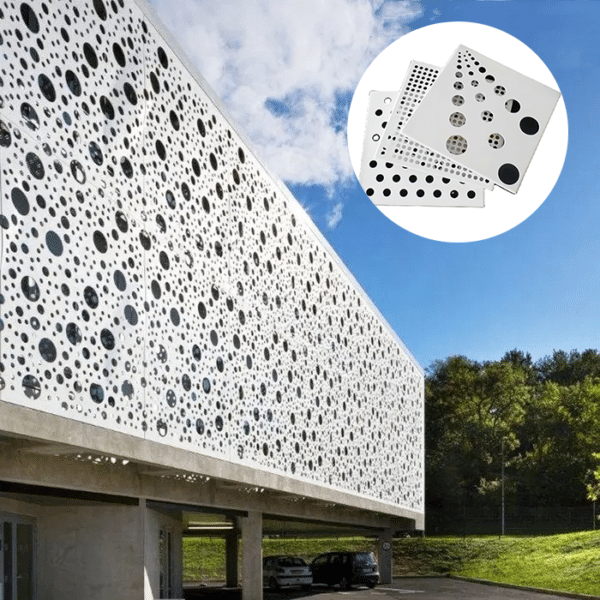 Aluminum Perforated Curtain Wall Panels Outdoor Wall Decoration Aluminum Wall Panel - Image 2