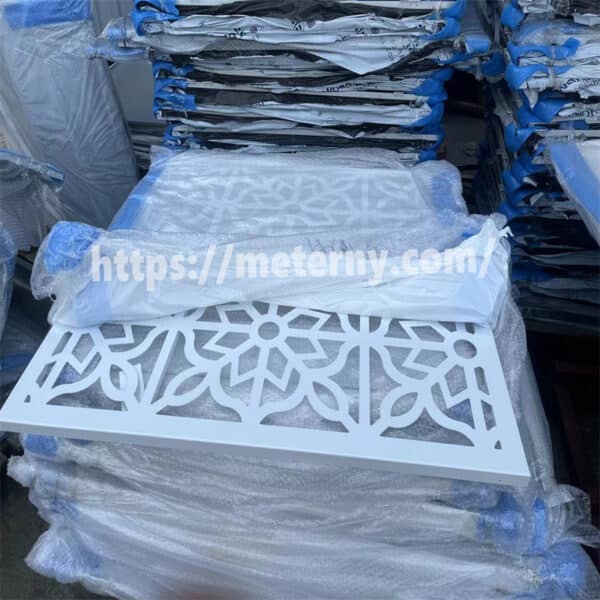 3D Double Curve Wall Panel (Interior and Exterior) Customized Aluminum Perforated Wall Panel - Image 3