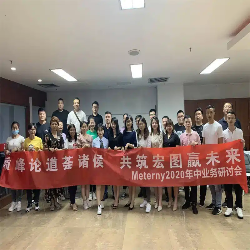 Foto di gruppo del team Meterny