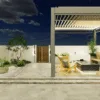 Gazebo in alluminio 3X3m Louver