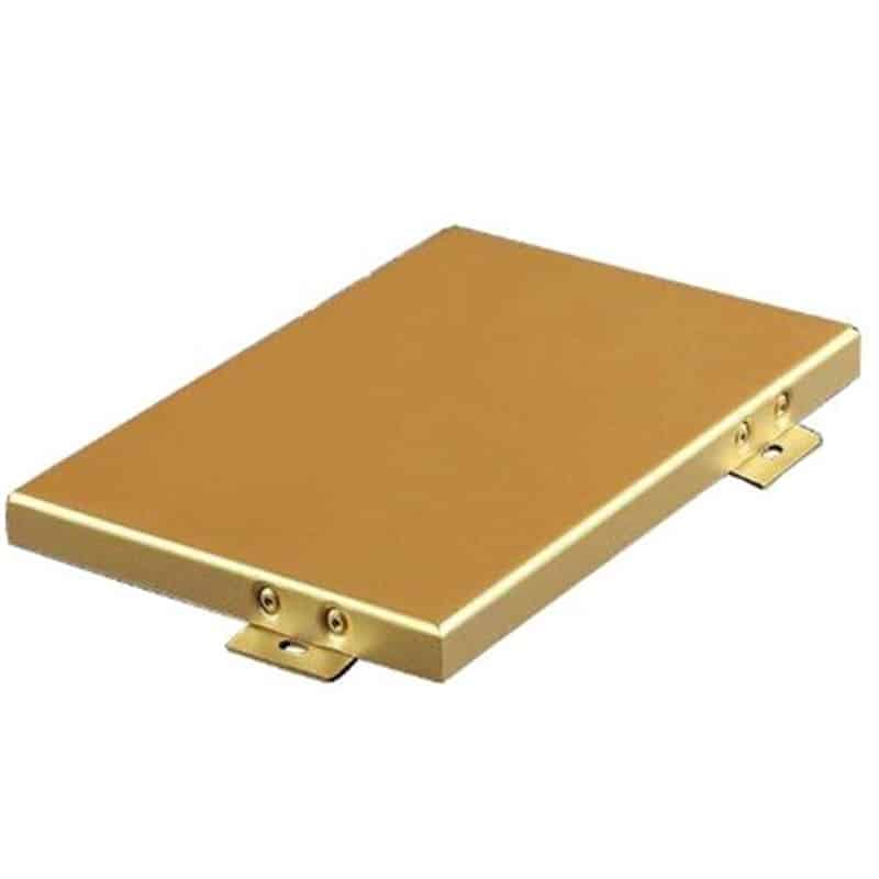 Weatherproof Golden Color Coated Aluminum Panel