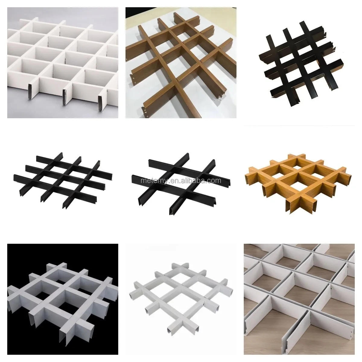 Многоцветные алюминиевые решетки