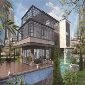 Black sunroom enclosure luxury outdoor room