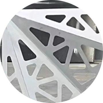 Shaped Aluminum Perforated Wall Panel Outdoor Building Facade - Image 2