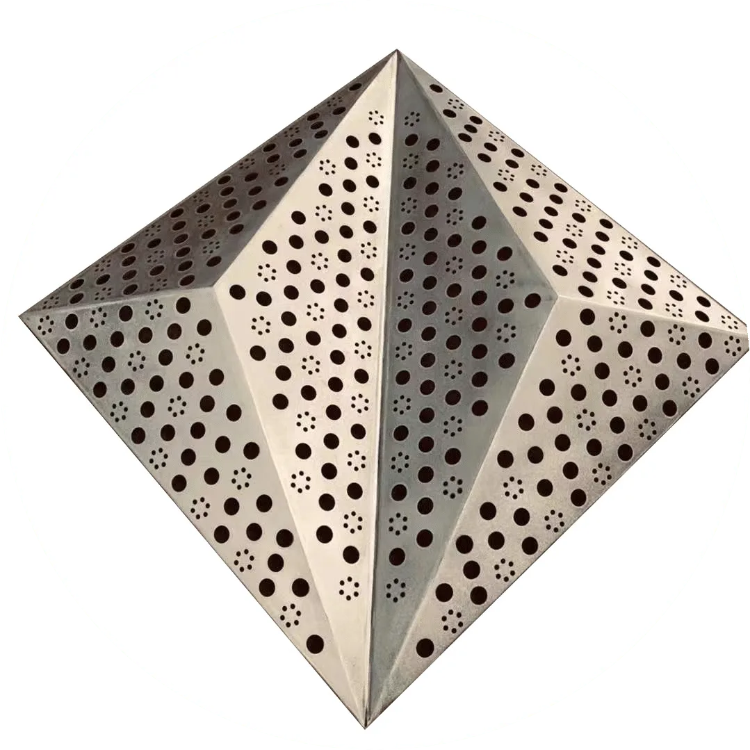 Shaped Aluminum Perforated Wall Panel Outdoor Building Facade - Image 4