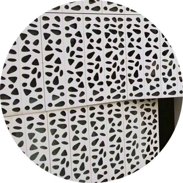 Aluminum Perforated Curtain Wall Panels Outdoor Wall Decoration Aluminum Wall Panel - Image 3