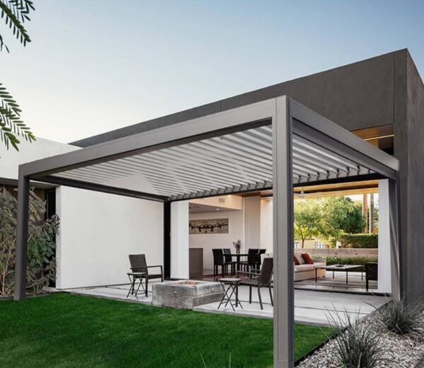 Bioclimatic Aluminium Louvered Roof Pergola