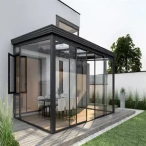 Serre Pavillon Aluminium Verre
