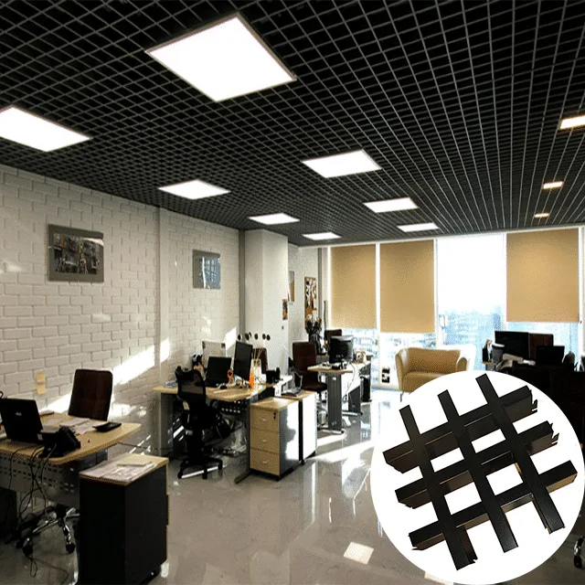 Pannello del soffitto con griglia in alluminio