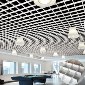 Interior Billiard Hall Aluminum Grille Ceiling