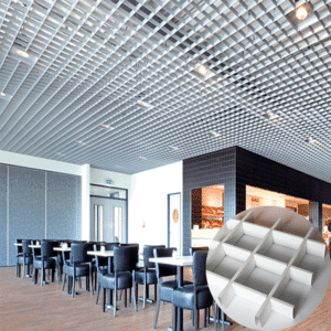 Practical Restaurant Metal Grille Ceiling