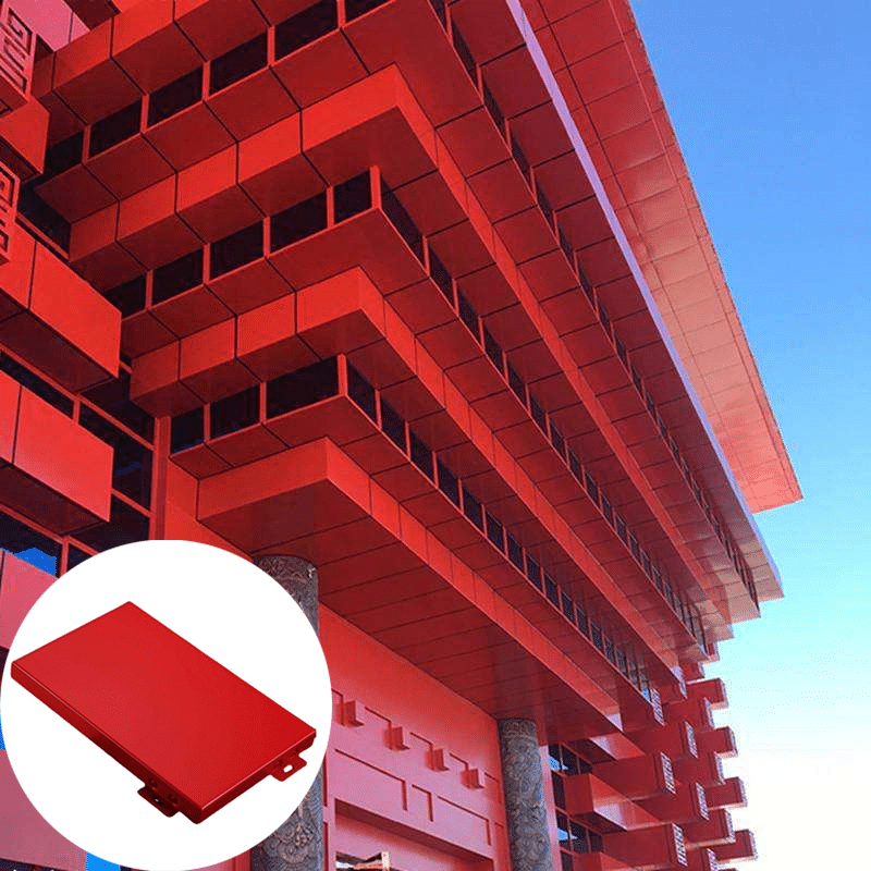 3D Textured Aluminum Panel Cladding
