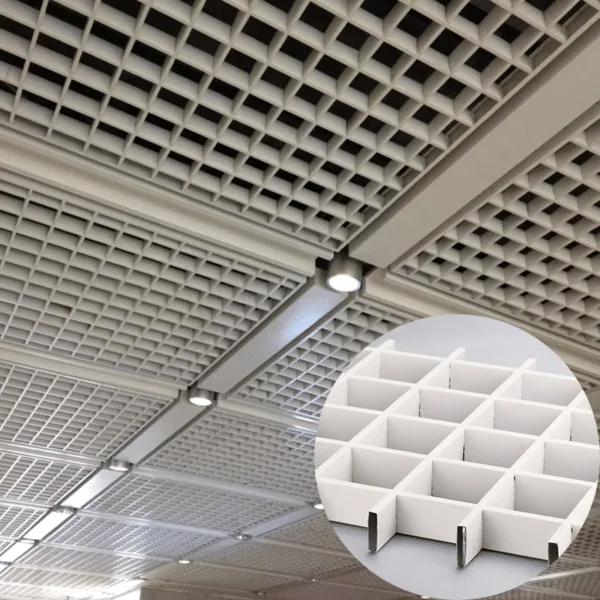 Минималистичные панели с алюминиевой решеткой