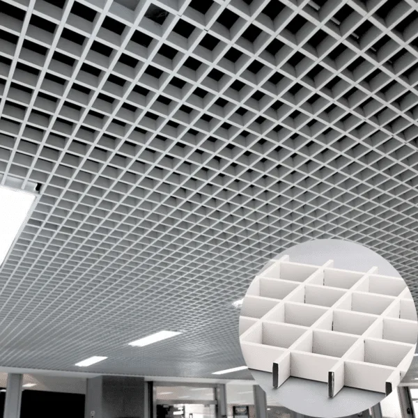Интерьер больницы Потолки с алюминиевыми решетками