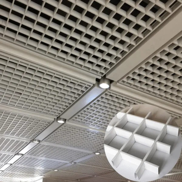 Centro commerciale Griglia personalizzata soffitto in alluminio