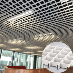 Sustainable Meeting Room Aluminum Grid Ceiling
