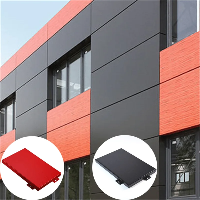 Panneau mural plat en aluminium