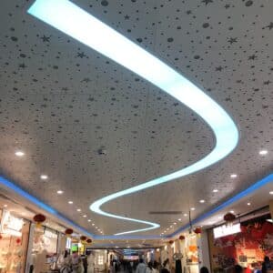 Laser Cutting Aluminum Perforated Ceiling