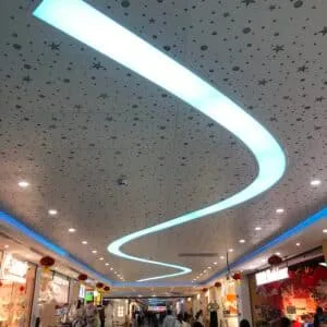 قطع الألومنيوم المثقب بالليزر للسقف المثقب بالليزر