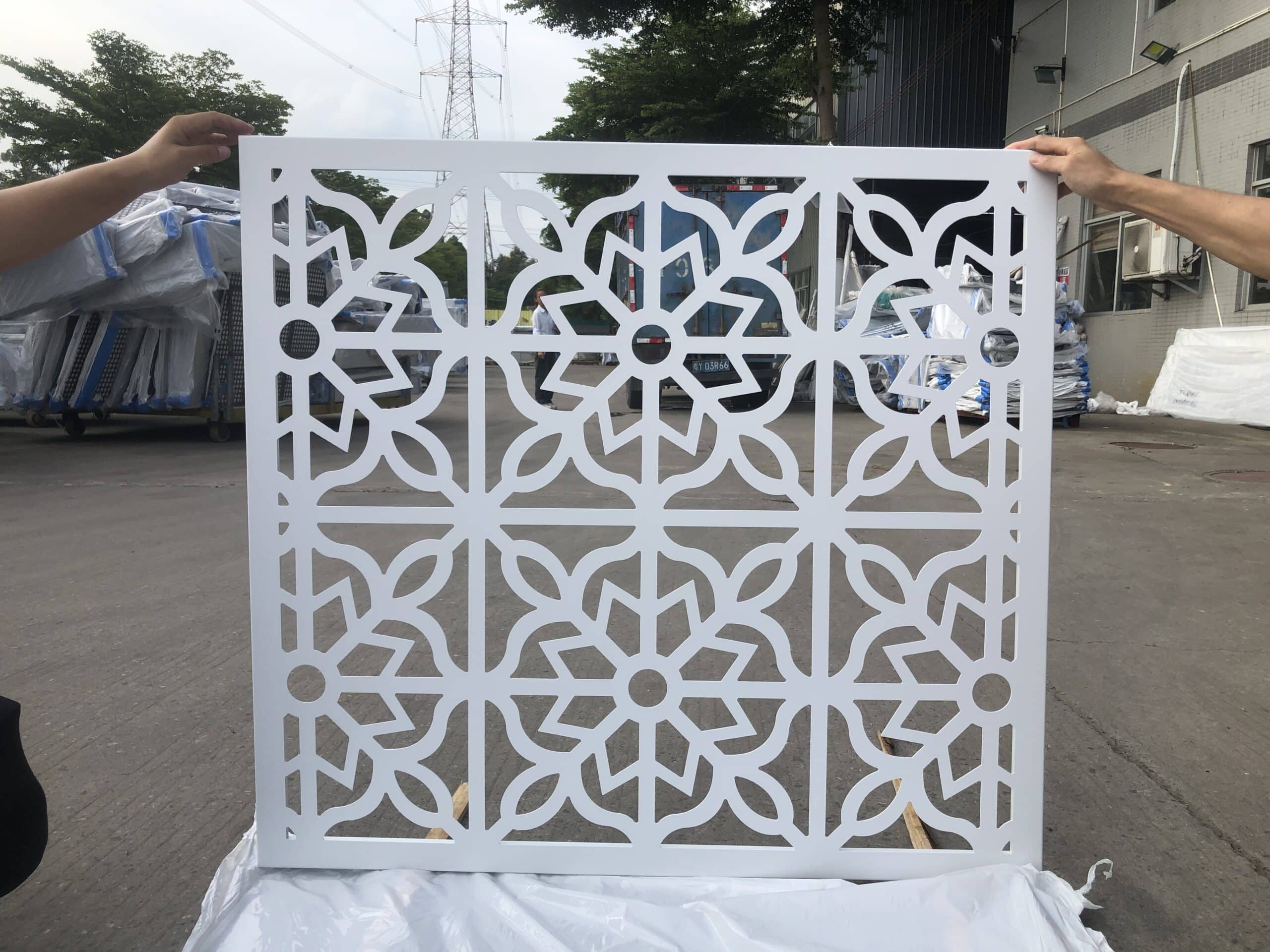 Sleek Perforated Aluminum Panel