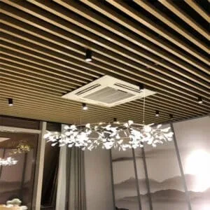 Soffitto a baffle in alluminio per interni