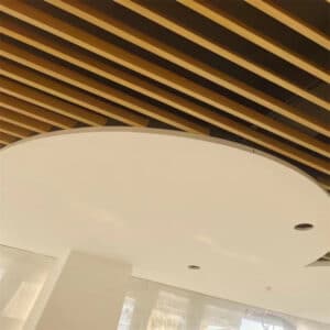 Durable Aluminum Baffle Ceiling Design