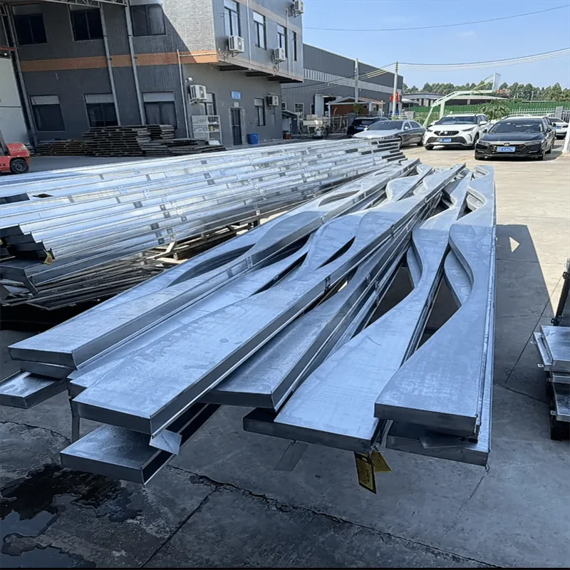 Déflecteurs courbes en aluminium