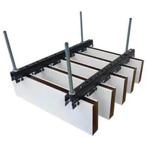 Soffitto di alluminio del deflettore della verniciatura a spruzzo dell'interno