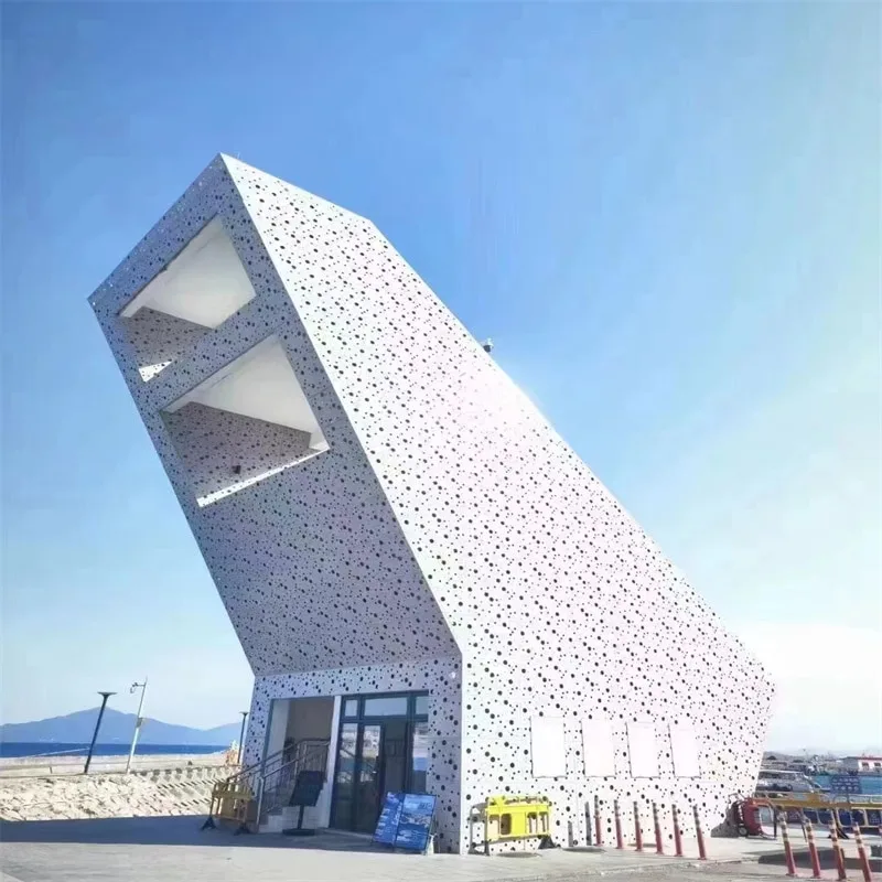 Painéis de alumínio perfurado inovadores