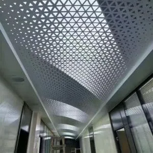 Triangular Design Aluminum Hollow Ceiling