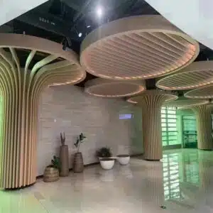 Custom Aluminum Interior Tree Column