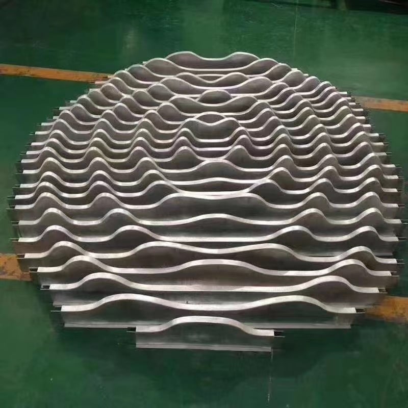 Flowing Aluminum Wave Ceiling Design