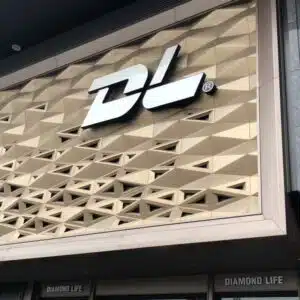 Geometric Triangular Punching Aluminum Panels