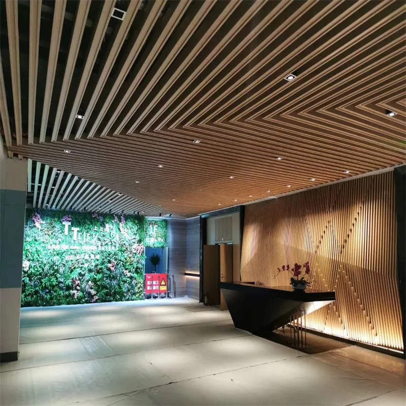 Алюминиевые потолочные реечные системы