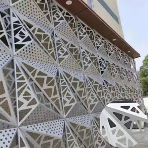 Fachada de alumínio 3D