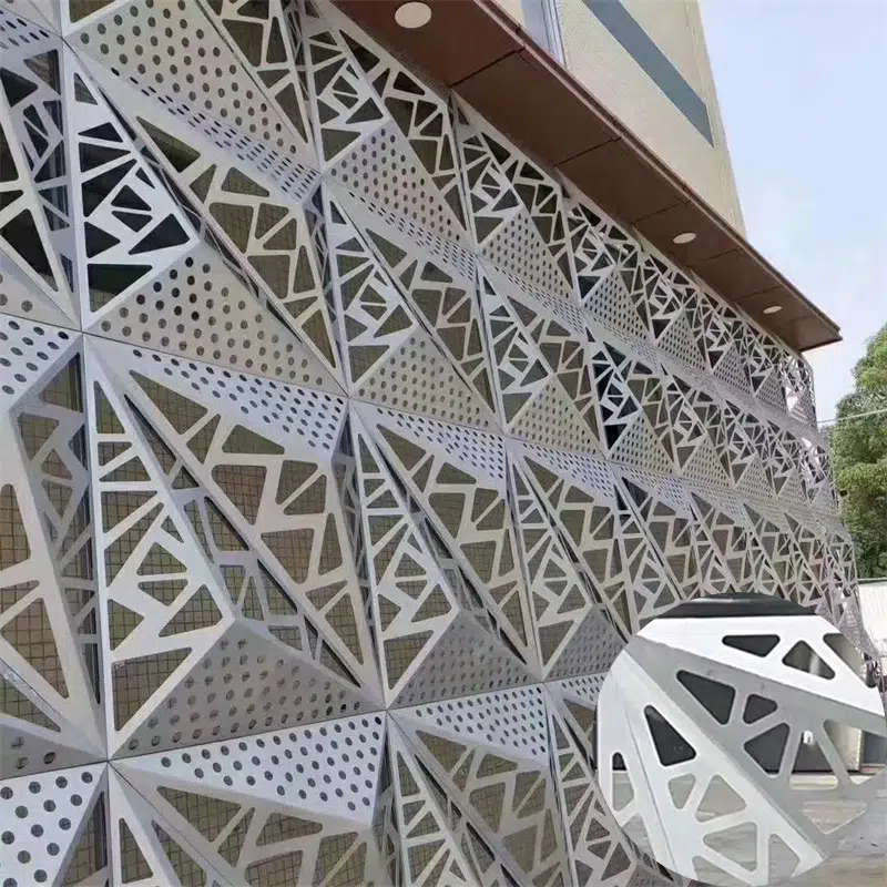Fachada de alumínio 3D