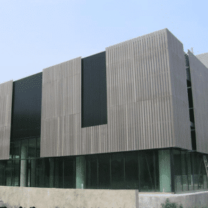 Grey WPC Wall Panel for Commercial Spaces