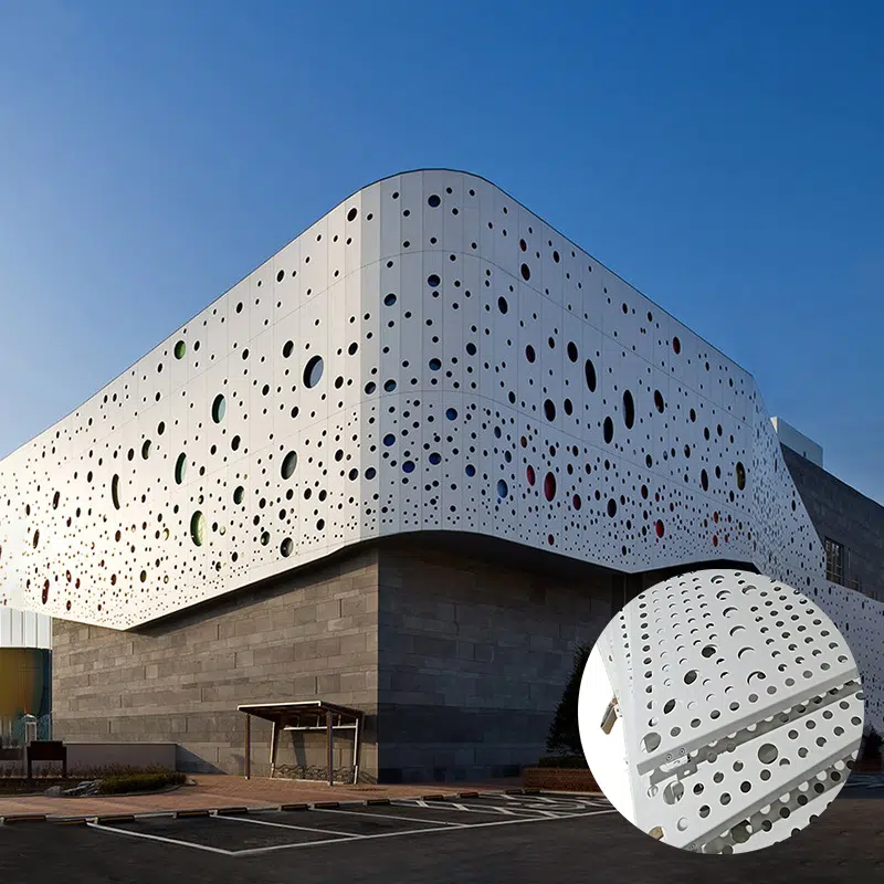 Декоративные алюминиевые фасадные панели