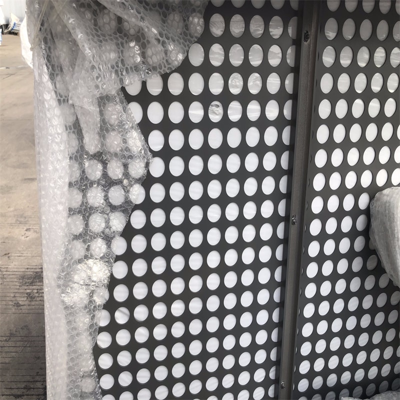 Paneles de aluminio con diseño de orificios personalizados
